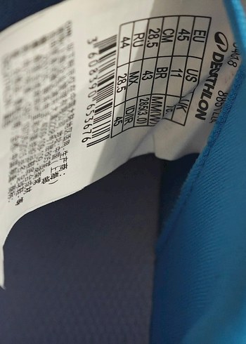 Bağcıklı Mavi Renkli Erkek Futbol Ayakkabısı - Görsel 5