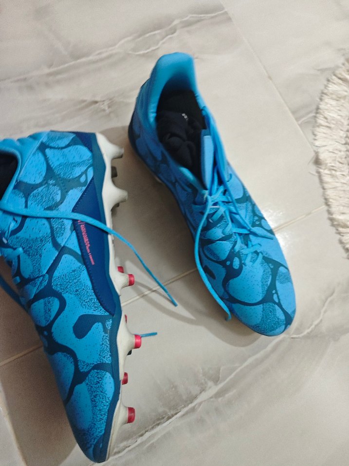 Bağcıklı Mavi Renkli Erkek Futbol Ayakkabısı - Görsel 2