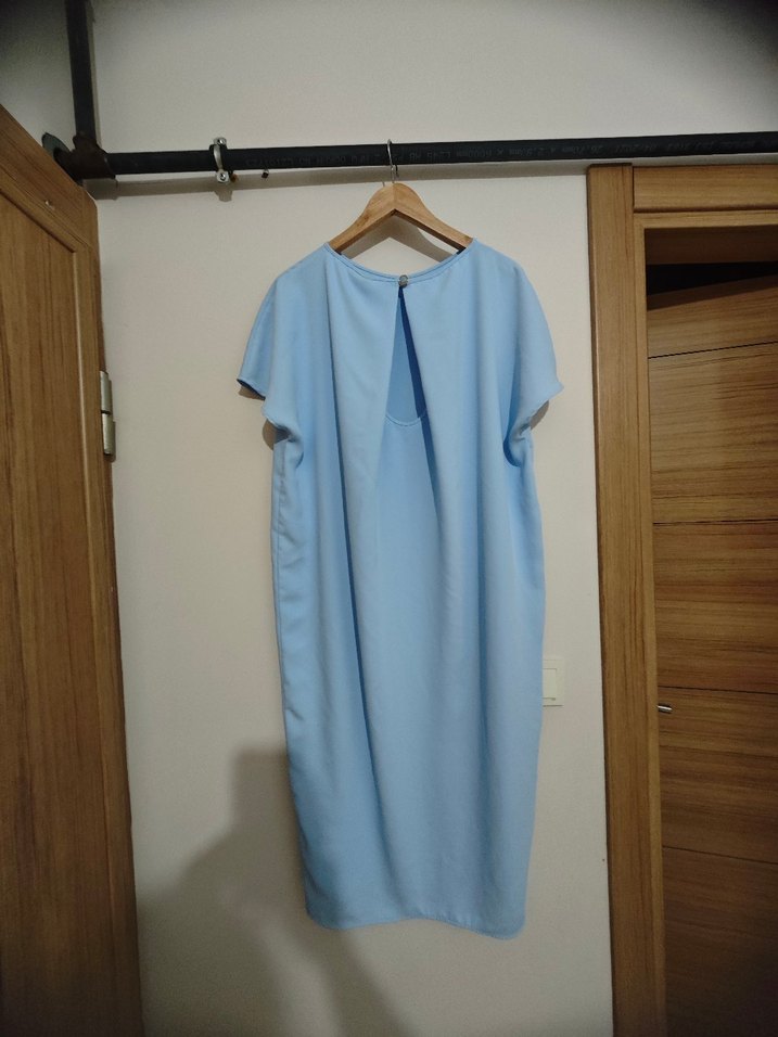 Mavi  Tunik, Kısa Kollu, Salaş - Görsel 3