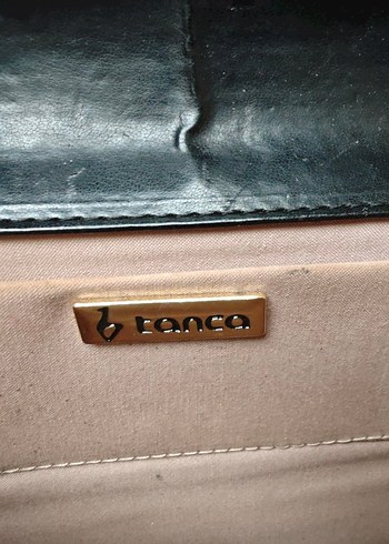 Siyah Zincir Detaylı Kadın Portföy Çanta - Görsel 3