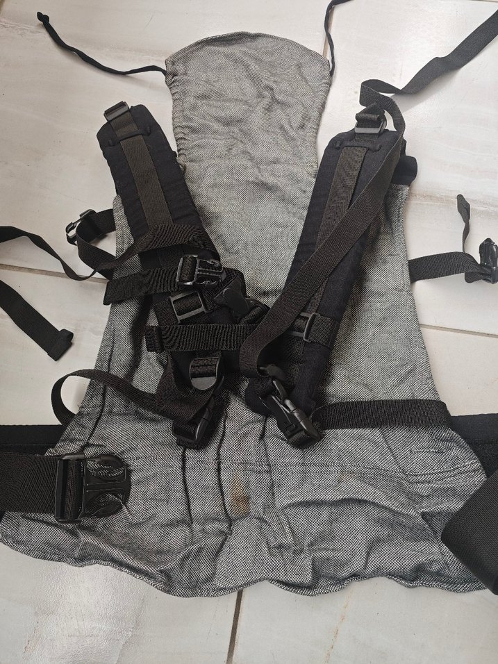 Gri Bebek Taşıyıcı Kanguru - Görsel 3