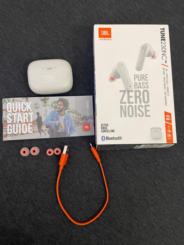 JBL TUNE 230NC Kablosuz Beyaz Kulaklık - Görsel 2