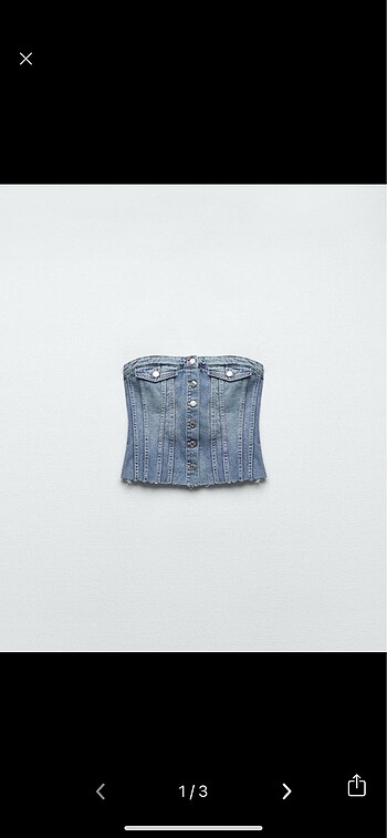 Zara Denim Straplez