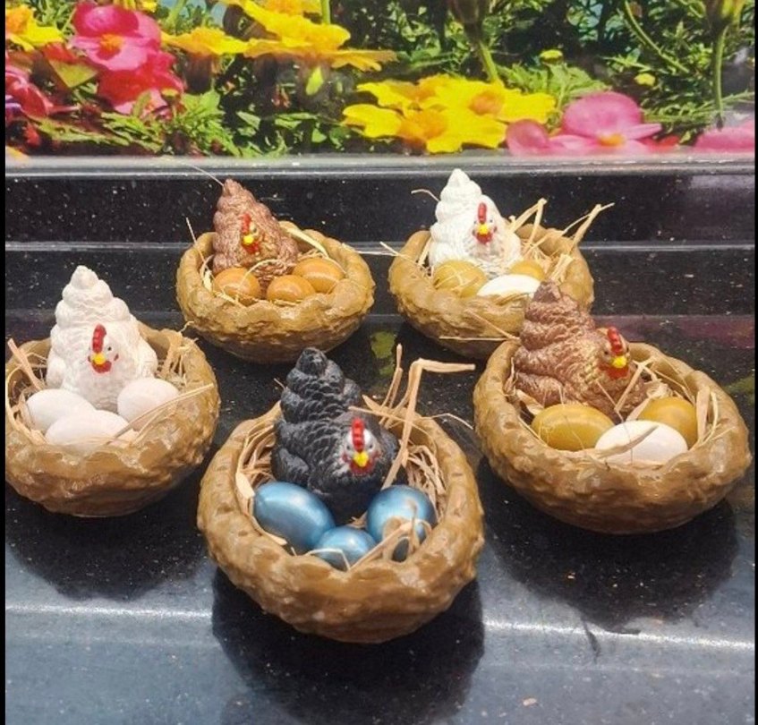 Yumurtalı Tavuk Figürleri - Görsel 2