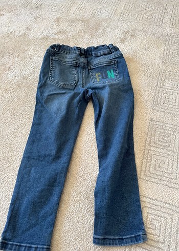 4 Yaş Beden Erkek Çocuk Mavi Regular Fit Kot Pantolon