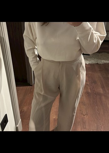 xs Beden camel Renk Bej Kadın Kumaş Pantolon