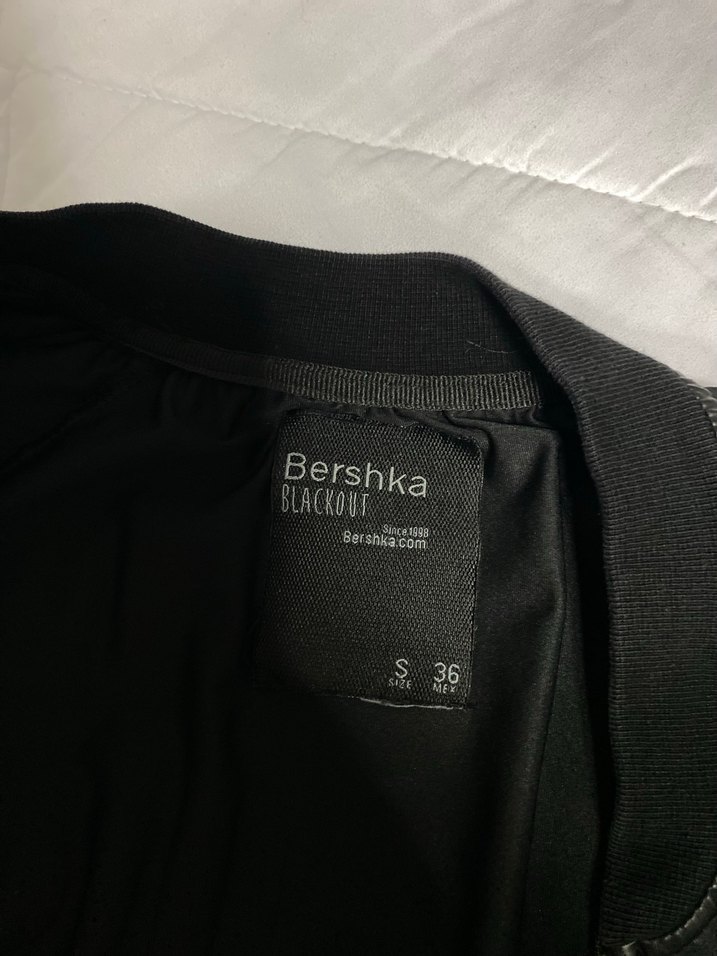 Parlak Siyah Kadın Deri Ceket - Görsel 3