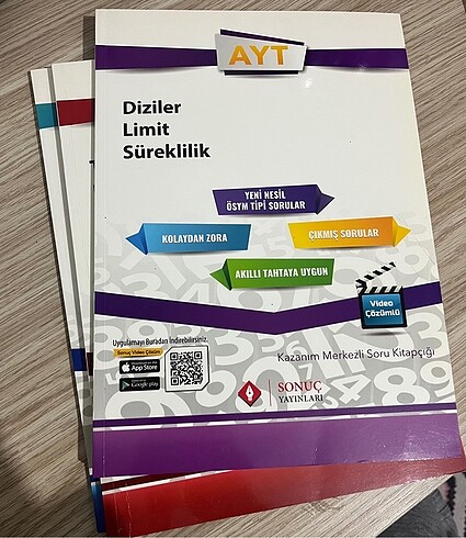AYT MATEMATİK 3 kitap