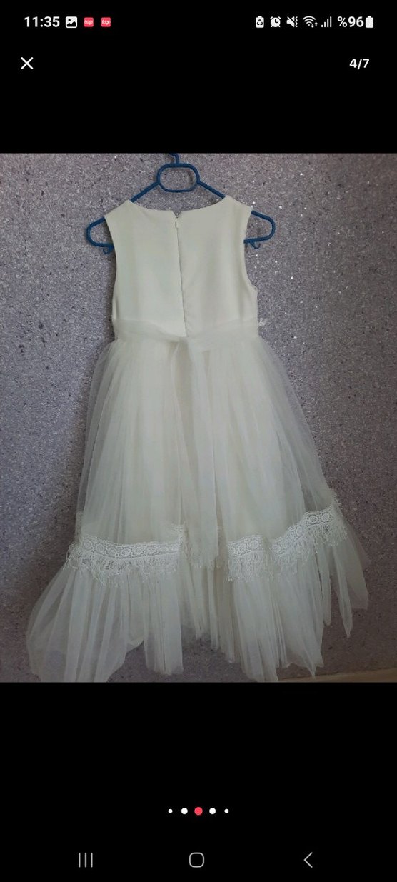 7 yaş kız çocuk abiye Elbise - Görsel 4