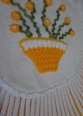 El örgüsü bebek battaniyesi - Görsel 4