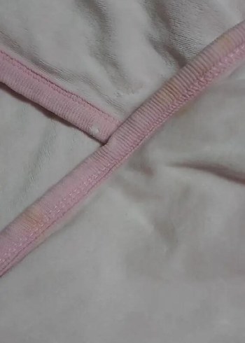 Pembe Fermuarlı Bebek Battaniyesi - Görsel 7