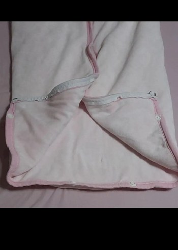 Pembe Fermuarlı Bebek Battaniyesi - Görsel 6