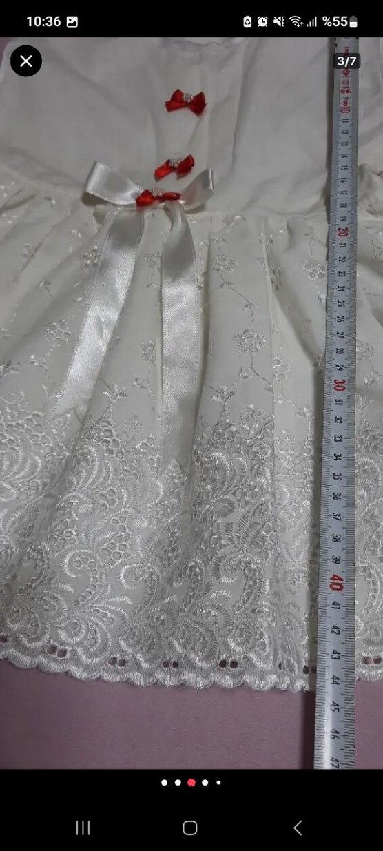 1 yaş bolerolu kız çocuk Elbise - Görsel 3