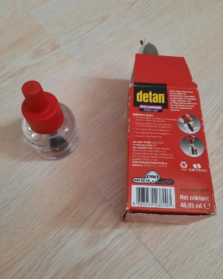 Detan elektrolikit sinek kovucu ve yedek likit - Görsel 3