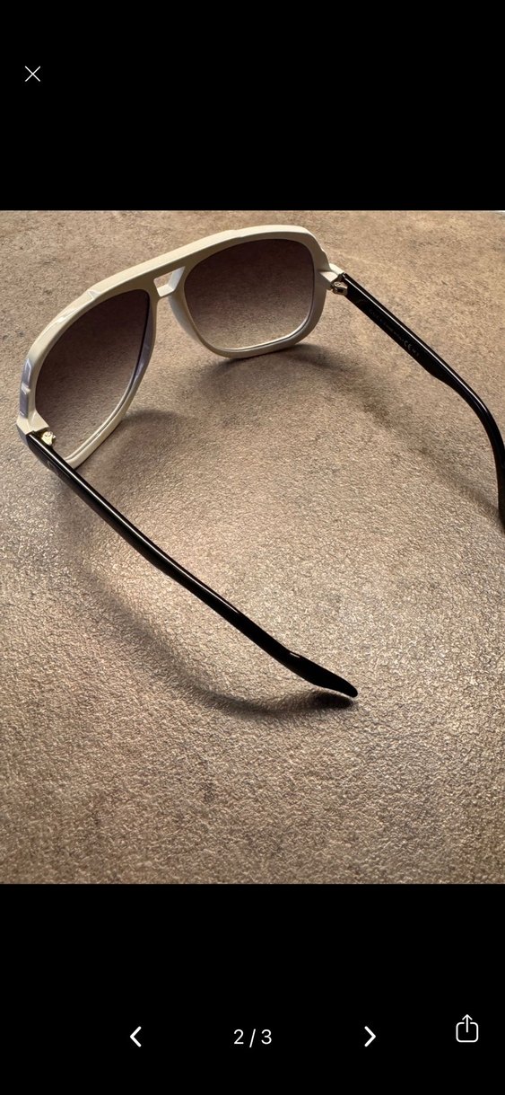 Gucci Beyaz Tokalı Kadın Güneş Gözlüğü - Görsel 2