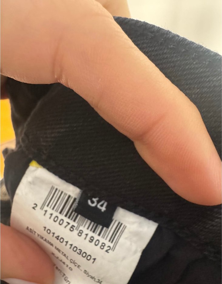 Siyah Denim Skinny Jean  Modern ve Şık — görsel 5/6