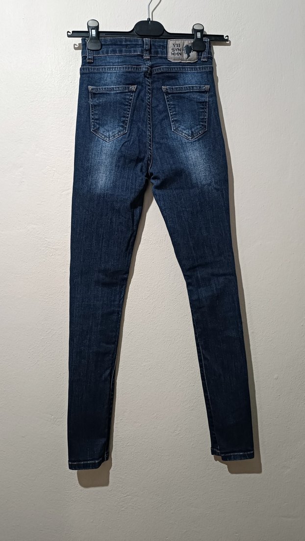 Yüksek bel jean - Görsel 3