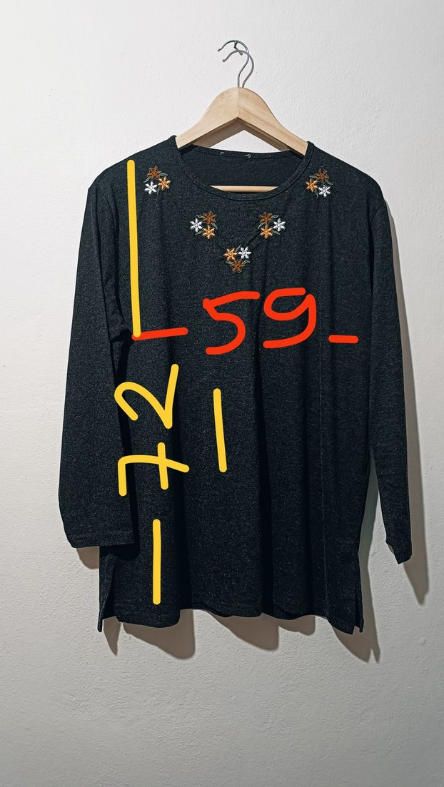 İşlemeli kazak - Görsel 2