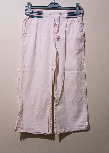 Keten Midi pantolon - Görsel 3