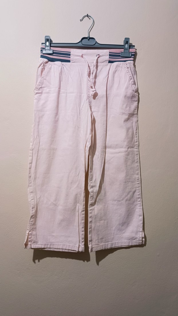 Keten Midi pantolon - Görsel 3