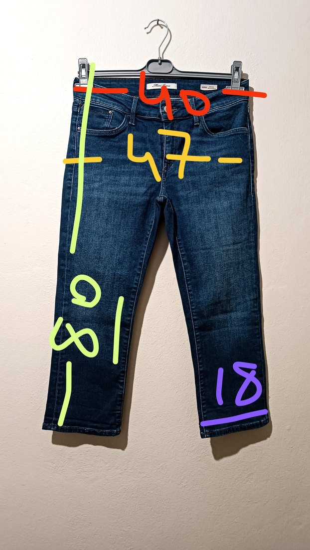 Mavi jeans pantolon - Görsel 2