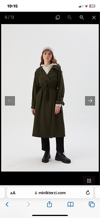 Zara minik terzi trenckot
