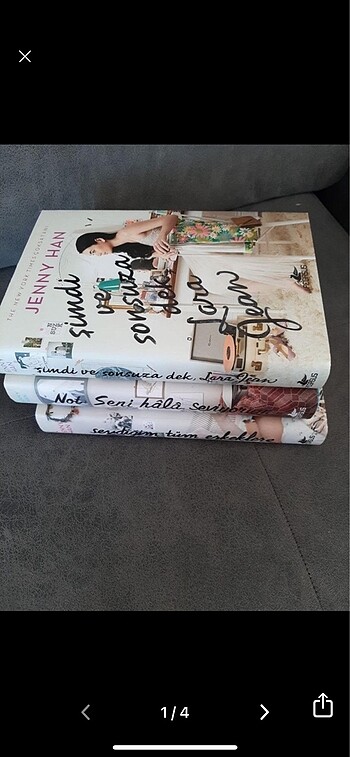 Sevdiğim tüm erkeklere kitap serisi