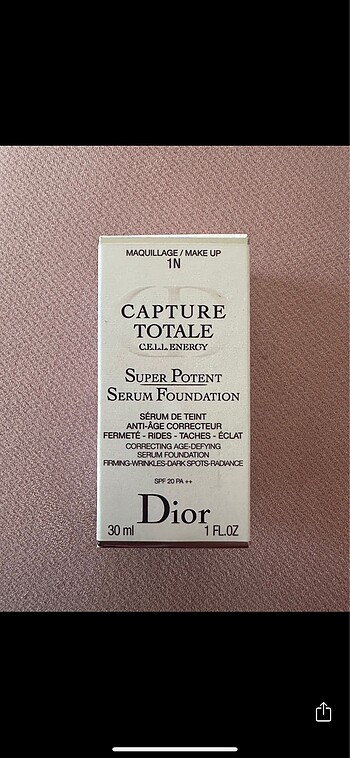 Dior caprure totale serum fondoten
