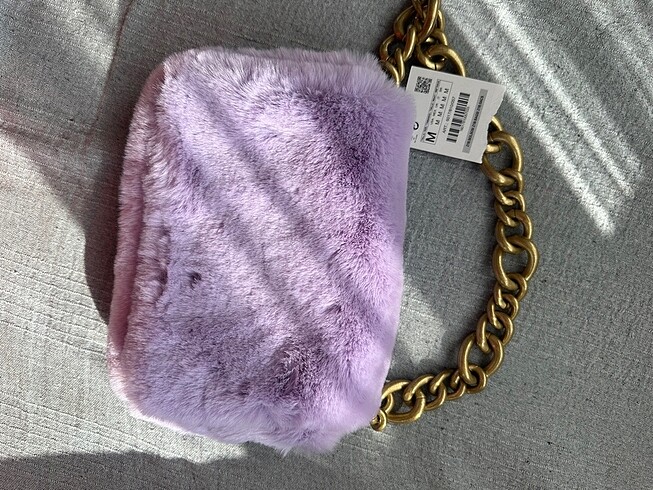 Zara peluş çanta