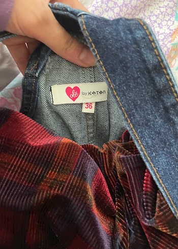 Koton Kot salopet bluz hediyeli - Görsel 3