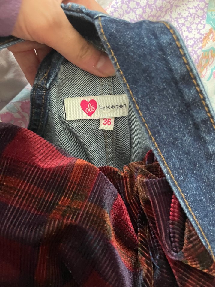 Koton Kot salopet bluz hediyeli - Görsel 3