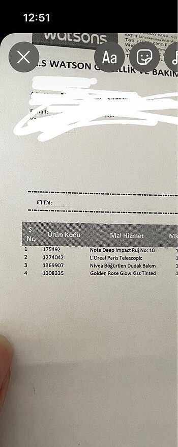 Note deep impact ruj 10 - Görsel 4