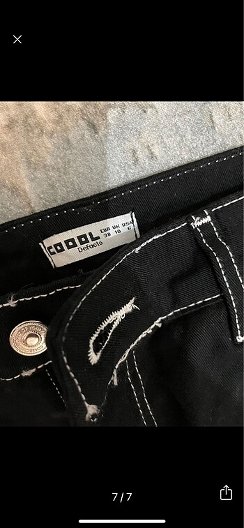 Defacto gabardin kargo pantolon 38 beden - Görsel 5