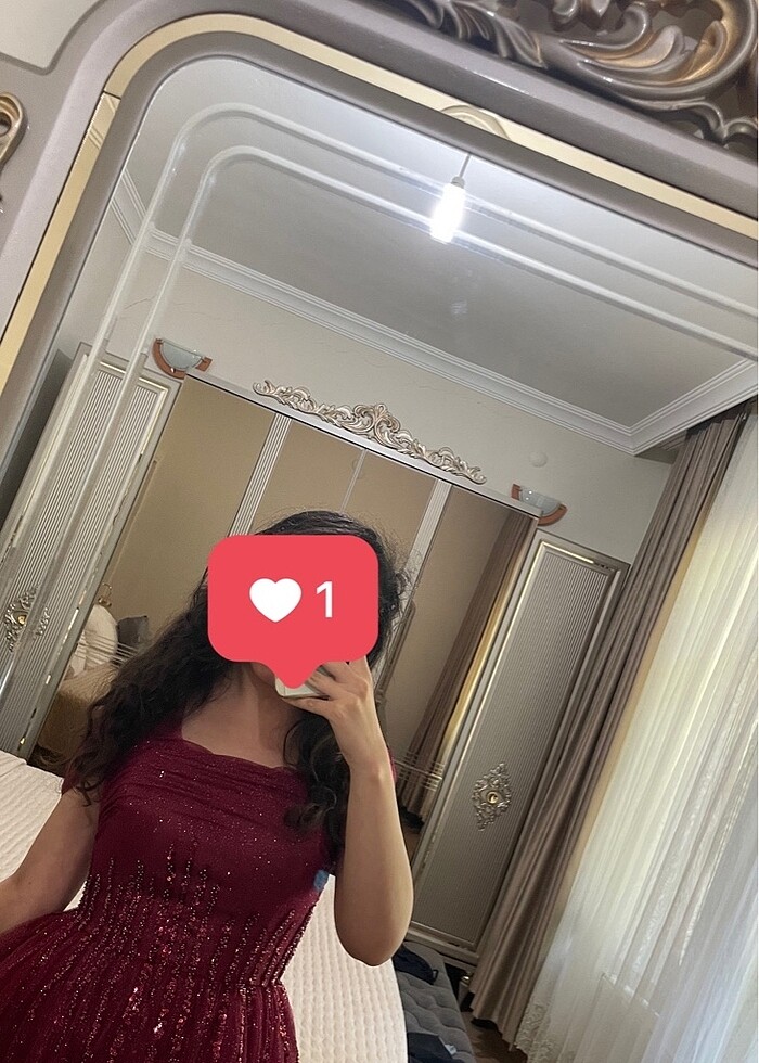 Özel tasarım simli abiye elbise - Görsel 5