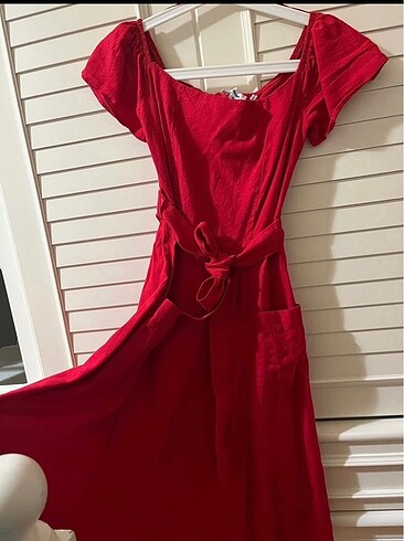 Koton kırmızı elbise 36 beden - Görsel 2