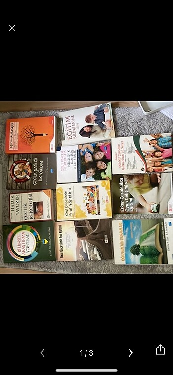 Okul öncesi öğretmenliği ders kitapları