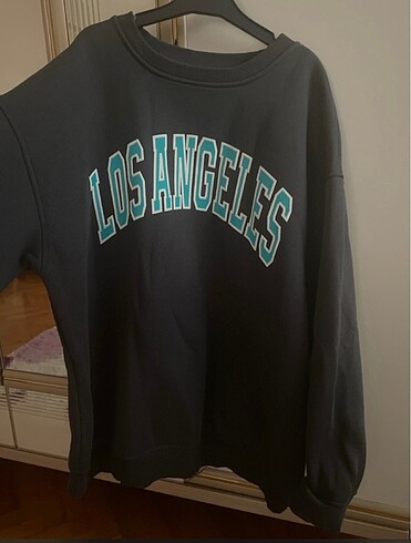 m Beden Mavi sweatshirt