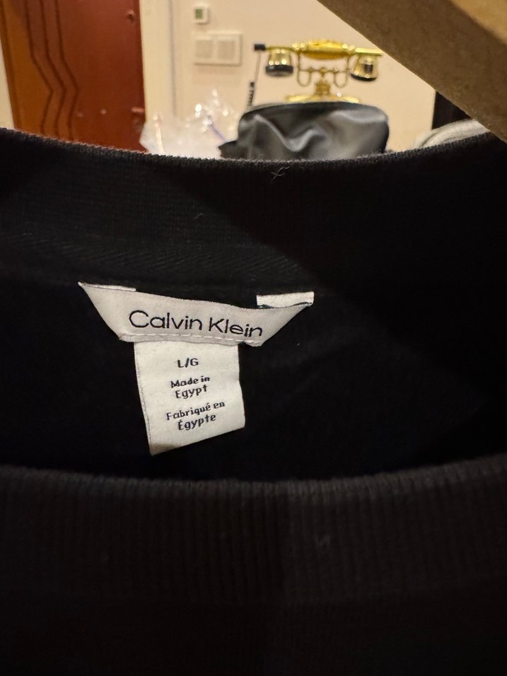 Calvin Klein Siyah Bisiklet Yaka Erkek Sweatshirt Amerikadan — görsel 2/3