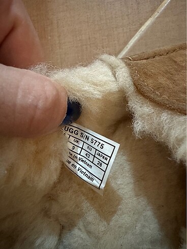 43 Beden camel Renk Ugg erkek ayakkabi