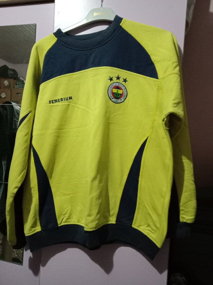 Fenerium Sarı Lacivert Erkek Sweatshirt - Görsel 4