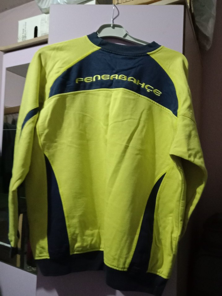 Fenerium Sarı Lacivert Erkek Sweatshirt - Görsel 2