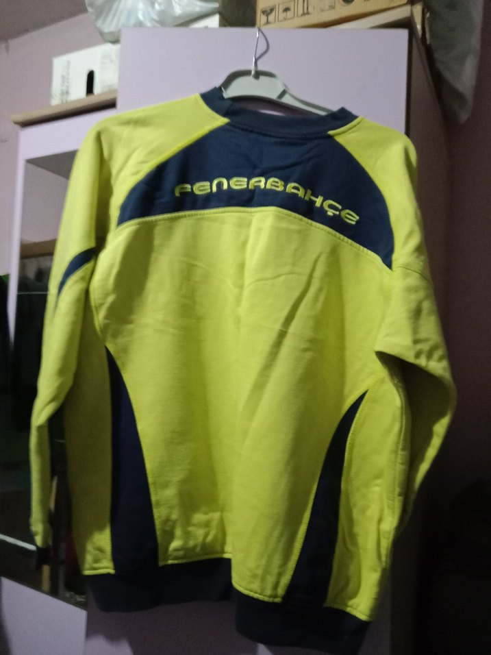 Fenerium Sarı Lacivert Erkek Sweatshirt - Görsel 3