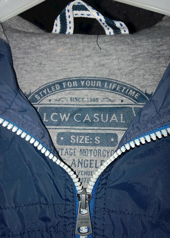 Erkek Lacivert Kapüşonlu Fermuarlı Ceket - Görsel 3