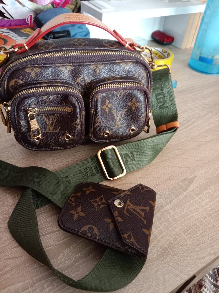 Kahverengi Deri Kadın Çapraz Çanta orjinal - Görsel 2