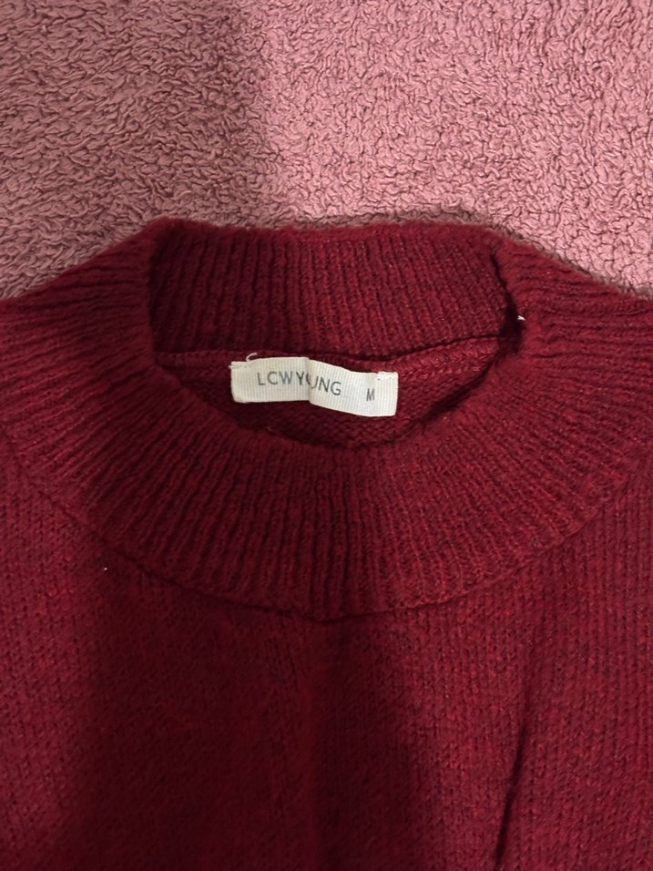 bordo kazak - Görsel 2