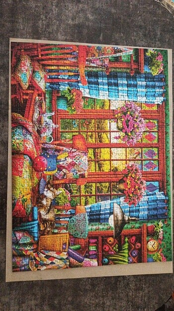 1000 lik yapılmış puzzle 