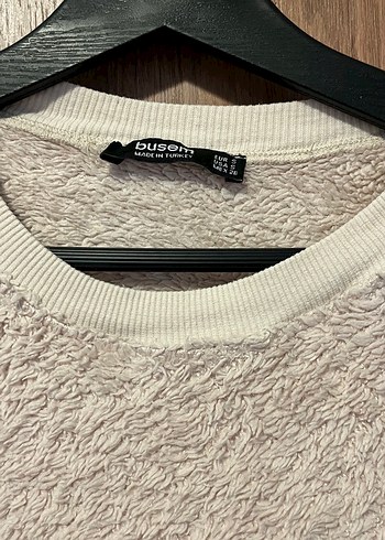 Bej Kadın Triko Sweatshirt - Görsel 2