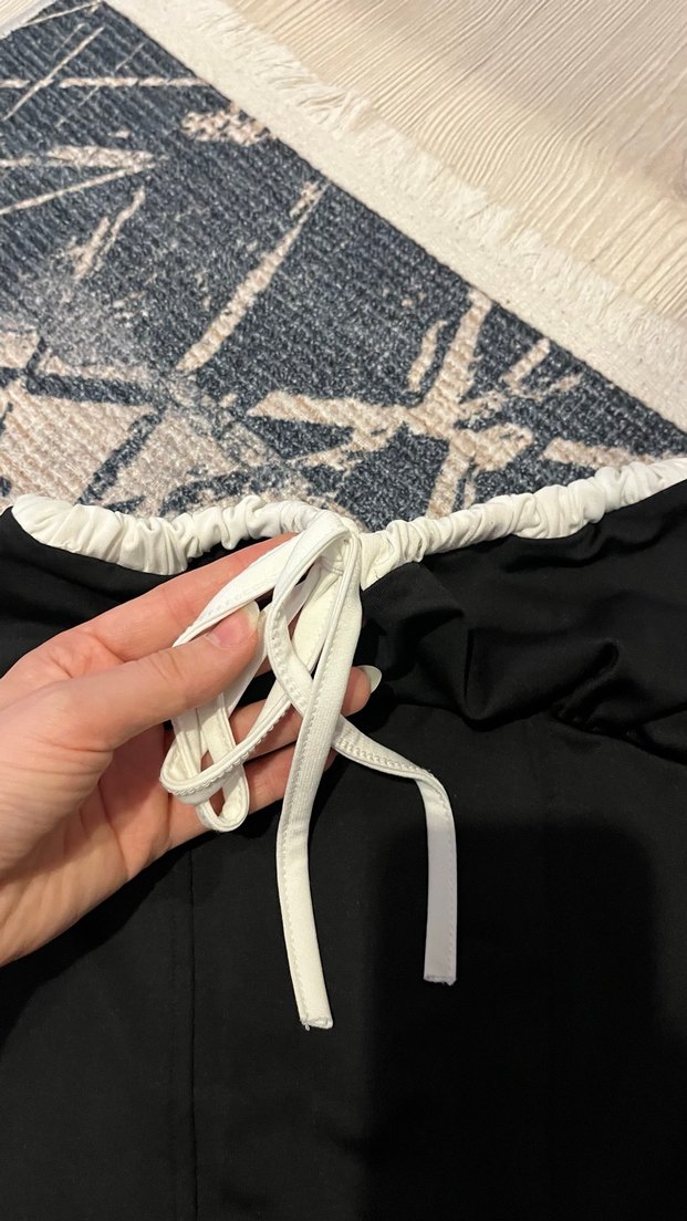 Fermuarlı Siyah Kadın Kumaş Pantolon - Görsel 5