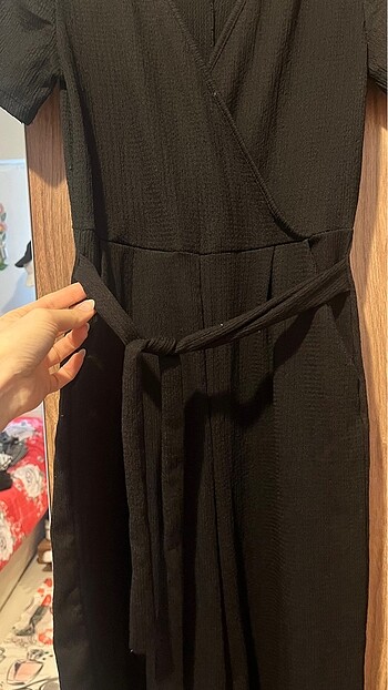 m Beden siyah Renk Siyah kısa kollu tulum