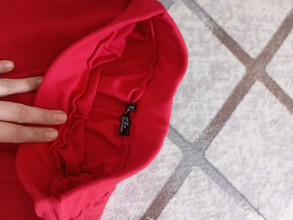 Koyu Kırmızı Erkek Jogger Eşofman Altı - Görsel 3